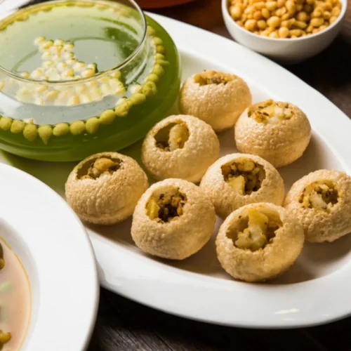Pani Puri 1 plate (7nos)