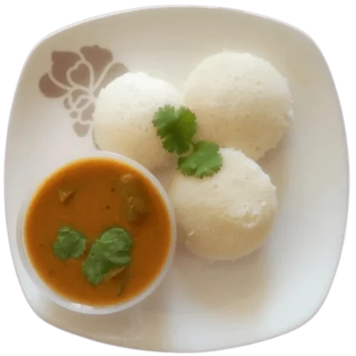 Idly Sambhar 4nos