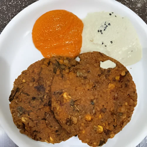 Masala vada with chutney 2nos