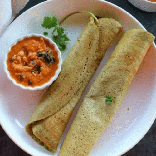 Green Moong dal dosa /Pesarattu 2nos